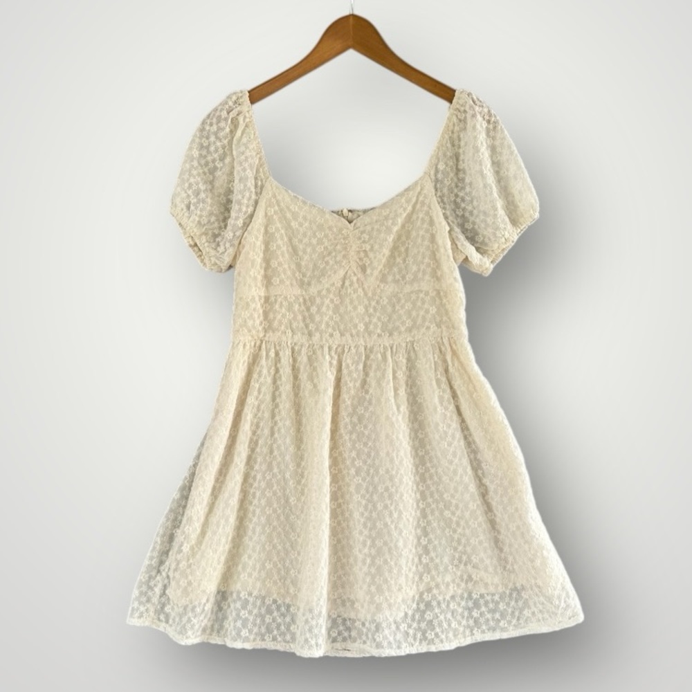 Altar'd State Cream Mini Dress